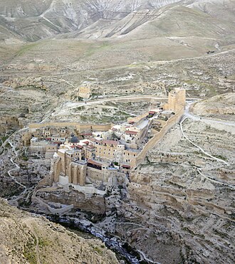 Mar Saba Monastery (viewed from Palestinian territory)